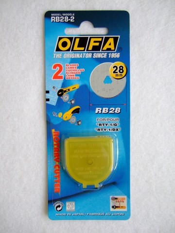 OLFA ROTARY CUTTER SPARE BLADE 28mm