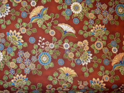 ARABESQUE by CLAUDIA PFEIL cotton fabric brown