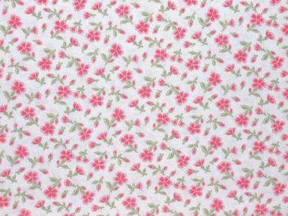 ROUENNERIES DEUX by French General for Moda  cotton fabric  beige /pink