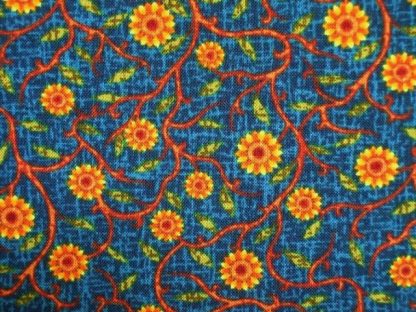 HARVEST TIME by FABRI-QUILT- BLUE/AMBER