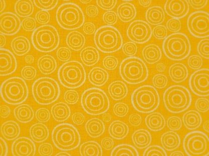 SWIRLES from the Classic Fern collection cotton fabric yellow