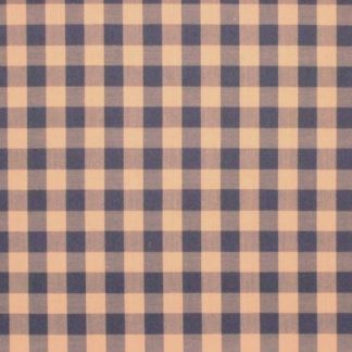 CHECKED COTTON FABRIC - LILAC/BLUE