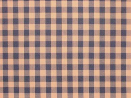 CHECKED COTTON FABRIC - LILAC/BLUE