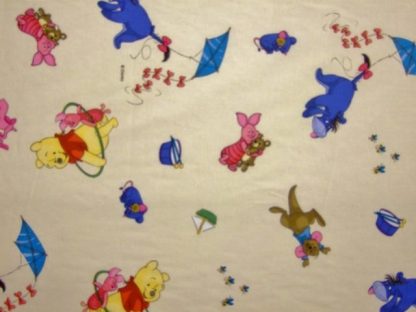 WINNIE THE POOH and FRIENDS by DISNEY for TEXCO - MULTI ON CREAM -