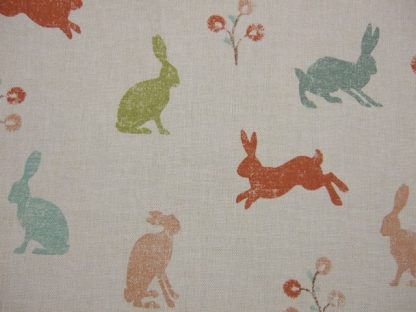HARES.  HEAVIER WEIGHT FABRIC - CORAL -