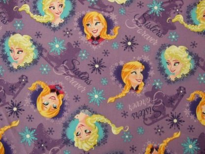 FROZEN-SISTERS ICE SKATING HEARTS by DISNEY for SPRING CREATIVE PRODUCTS - 100% COTTON