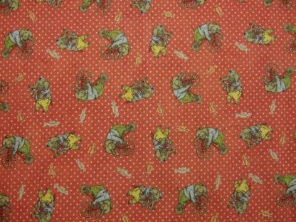 HULLABAL00 by IRON ORCHID DESIGNS for CLOTHWORKS -  ELEPHANTS ON ROSE  -