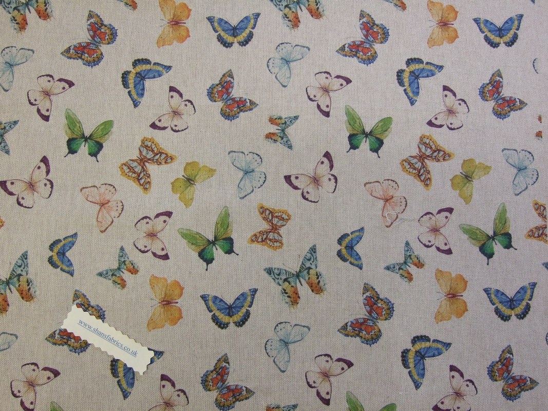 BUTTERFLY - HALF PANAMA - Shan's Fabrics
